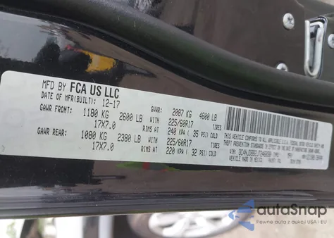 2018 Jeep Compass Latitude 4X4 из США, поврежденный, VIN 3C4NJDBB2JT246030